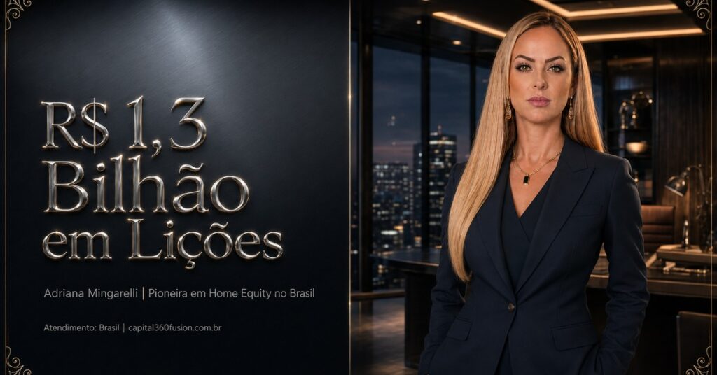 Retrato de Adriana Mingarelli, fundadora da Mingarelli Capital e da Capital 360 Fusion