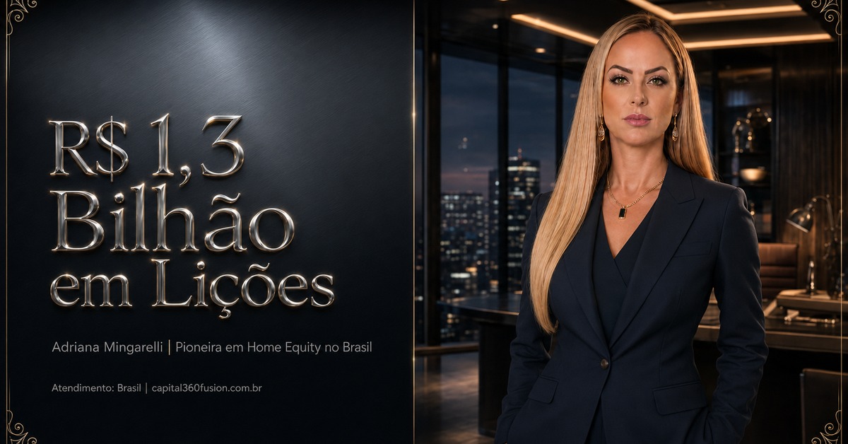 Retrato de Adriana Mingarelli, fundadora da Mingarelli Capital e da Capital 360 Fusion