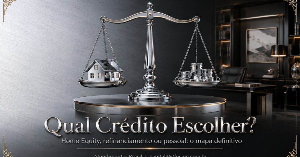Comparativo entre home equity, refinanciamento e crédito pessoal para escolha certa | Capital 360 Fusion