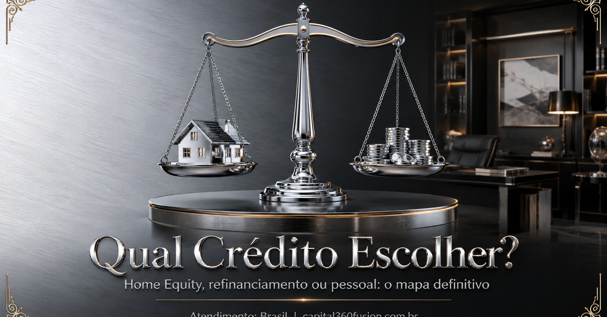 Comparativo entre home equity, refinanciamento e crédito pessoal para escolha certa | Capital 360 Fusion