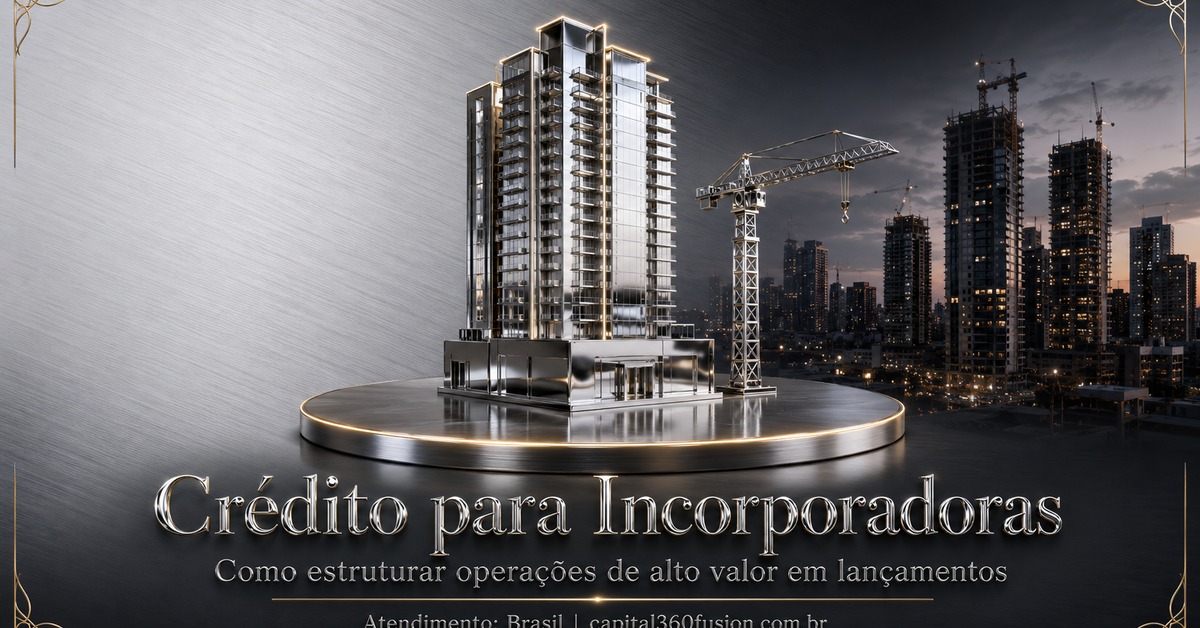 Crédito para incorporadoras: CRI, debêntures e estruturas alternativas | Capital 360 Fusion