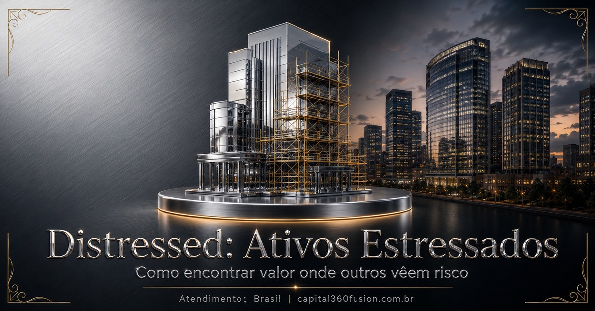 Ativos estressados distressed: oportunidades em operações com dificuldade financeira | Capital 360 Fusion