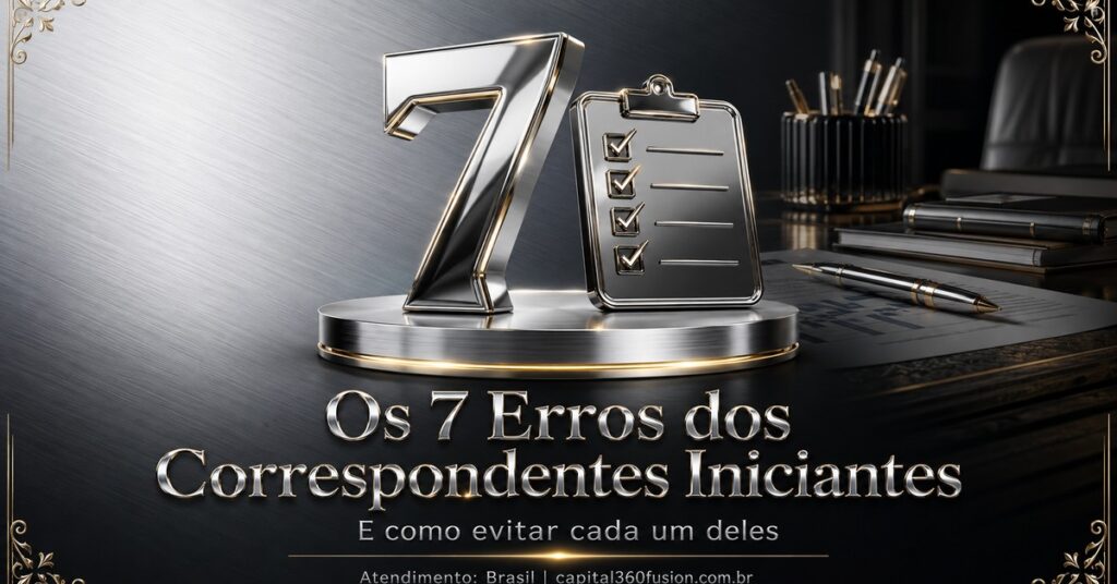 Erros do correspondente bancário iniciante: triagem e documentação | Capital 360 Fusion